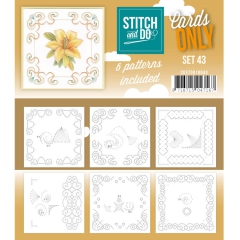 COSTDO10043 Stitch & Do Cards Only Set 43