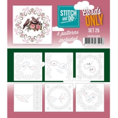 COSTDO10025 Stitch & Do Cards Only Set 25