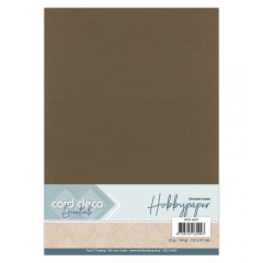 HP25-A433 Hobbypapier, Chocolade Braun 120 gr. 1 Blatt