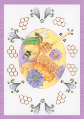 CB10052 Creative Embroidery 52 YC Bee Honey