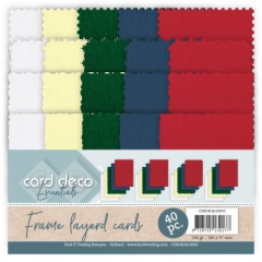 CDEOKA610003 Frame layerd cards 20 Stck***