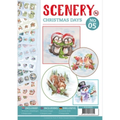 POS10005 Push Out Buch 5 Scenery Christmas Days