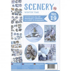 POS10019 Push Out Buch 19 Scenery Winter Time