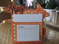 Kalender 2 in orange