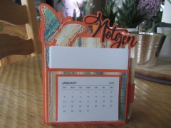 Kalender 5 in Orange