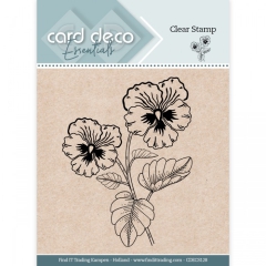 CDECS128 Card Deco Essentials Clear Stempel Stiefmtterchen