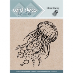 CDECS107 Card Deco Essentials Clear Stempel Qualle