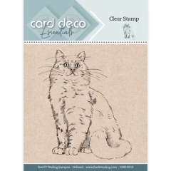 CDECS119 Card Deco Essentials Clear Stamp Katze***