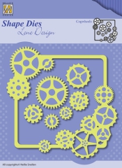 SDL038 NS Shape Dies Lene Design  Cogwheels