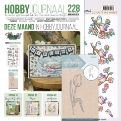 SETHJ228 Hobbyjournal Set 228 mit Gratis 3D Bogen und Stanzschablone CDECD0145