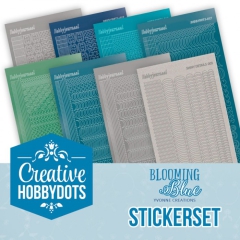 CHSTS048 Creative Hobbydots 48 Stickerset Blooming Blue