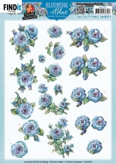 CD12134 YC Schneidebogen Blooming Blue Roseship