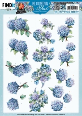 CD12135 YC Schneidebogen Blooming Blue Hydrangea