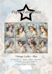 PFA113 Papierpack Vintage Ladies Blue Angebot