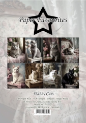 PFA125 Paperpack Shabby Cats A5