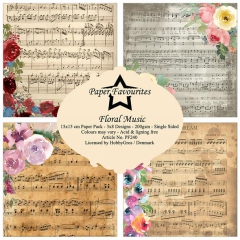 PF240 Papierpack Floral Musik