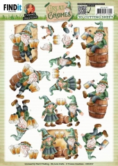 CD12157 YC Schneidebogen Great Gnomes Party Gnomes