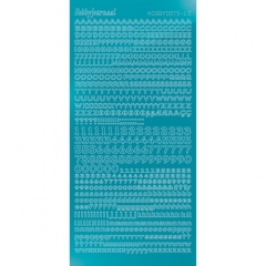 STDMLCM Hobby-Dots Sticker Mirror Azure Blue