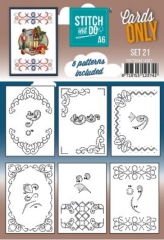 COSTDOA610021 Stitch & Do Cards Only A6 Set 21