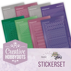 CHSTS050 Hobbydots Stickerset 50 Lovely Lilacs
