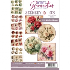 BBPOS10003 Push Out Buch Scenery 3 All About Roses