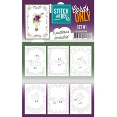 COSTDOA610001 Stitch & Do Cards Only A6 Set 1