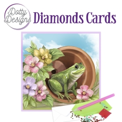 DDDC1037 Diamonds Cards Dotty Design Frosch im Topf