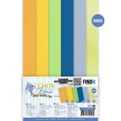 YC-4K-10029 Linen-Cardstock Papierpack Lemon Breeze 4K