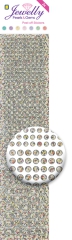 3.8046 Jewelly Pearls & Gems Dots Diamond Silber, 2 Bogen