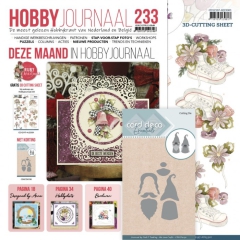 SETHJ233 Hobbyjournal Set 233 mit 3D Bogen und Stanzschablone CDECD0150 Gnom