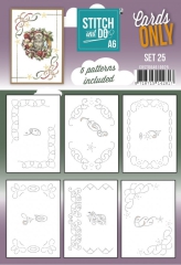 COSTDOA610025 Stitch & Do Cards Only A6 Set 25