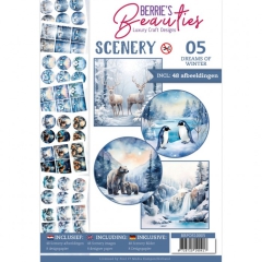 BBPOS10005 Berries Beauties Stanzbogenbuch Scenery 5 Dreams of Winter (Wunderschne Bilder)