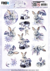 SB10979 Stanzbogen Merries Beauties Mystic Winter Mystic Rabbits