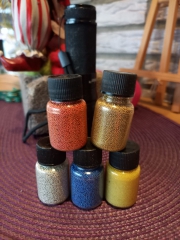 GP10 Glasperlen10 5 kleine Flaschen