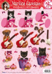 EASY MC 335 Stanzbogen Katze und Hund