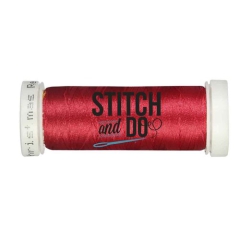 SDCD34x Stitch & Do Stickgarn Weihnachtsrot