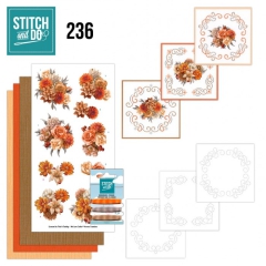 STDO236 Stitch & Do 236 Orange Floral