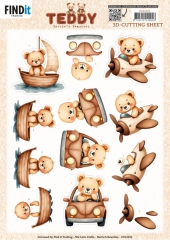 CD12321 BB Schneidebogen Teddy Transport