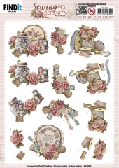 SB11005 AD Stanzbogen Sewing Serenity Stickrahmen