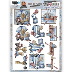 SB10760 YC Stanzbogen Men in Style Sports