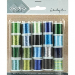 CDEGK002 Card Deco Essentials Stickgarn Set 02