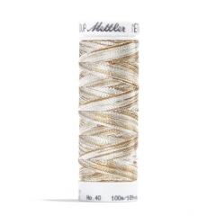 9924 Mettler Metallic Stickgarn Farbe-Nr. 9924 Multi silber-gold  100 meter