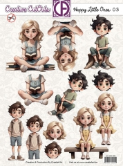 CCO-009 Happy Little Ones 03 Jungen und Mdchen 4 verschiende Motive