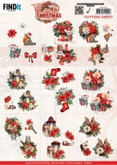 CD12362 YC Schneidebogen Floral Christmas Mini