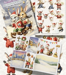 CCOBOEK-005 Creative OutCuts Snowy Bunnies