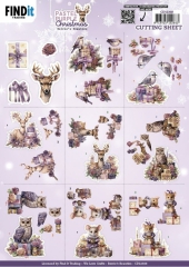 CD12368 BB Schneidebogen Pastel Purple Christmas Mini