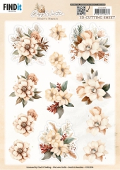 CD12396 BB Schneidebogen Cozy Winter gemtliche Blumen
