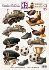 CCO-031 Stanzbogen Vintage Gentlemen 03