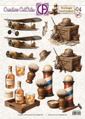 CCO-032 Stanzbogen Vintage Gentlemen 04