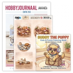 SETHJ253 Hobbyjournal 253 mit Gratis 3D Bogen und Mini Malbuch